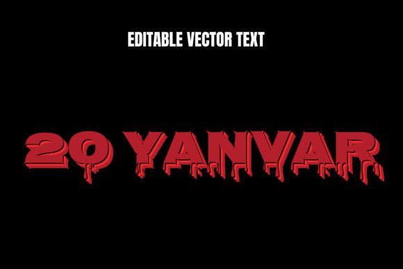 20 January Editable Text Effects for Designers