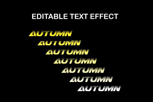 Capturing the Essence of Fall with Vector Text
