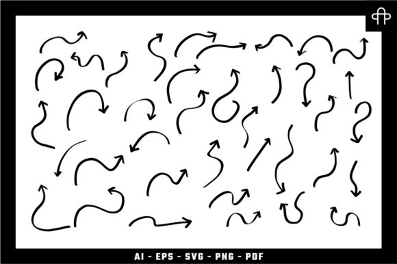 Elevating Visual Communication with the Arrows Hand Drawn Set Vector