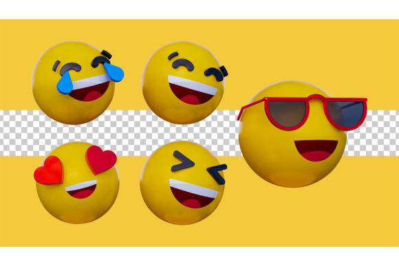 Enhancing Digital Communication with a Set of Popular Emoticon 3d Assets