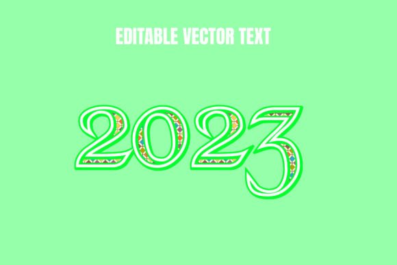 Mastering 2023 Editable Vector Text Effects