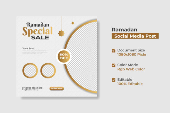 Maximizing Impact with a Luxury Ramadan Sale Banner or Post