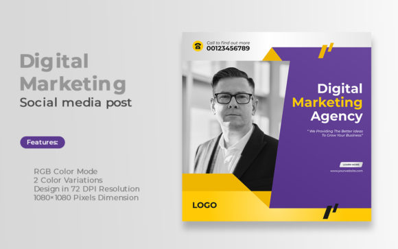 Maximizing Reach with a Creative Promotion Social Media Post Template