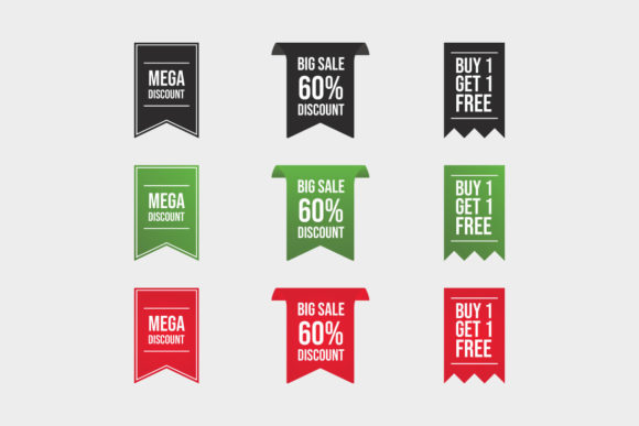 Maximizing Visual Impact with the Mega Discount Offer Badge Vector