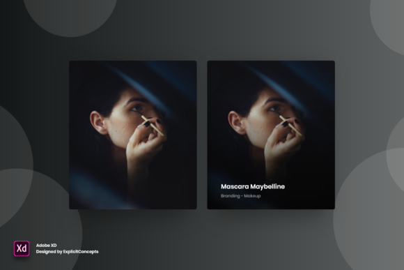 Portfolio Hover State Vol 01 for Adobe XD