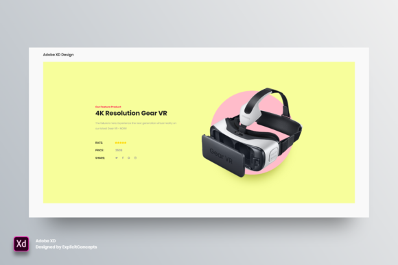 Presenting VR Product Designs in Adobe XD with Super Realistic Mockups