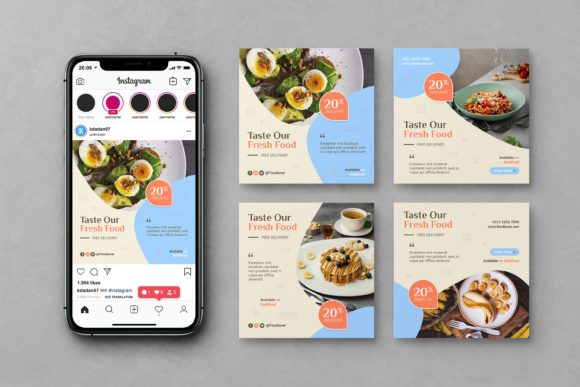 Streamlining Culinary Content with Food Social Media Templates