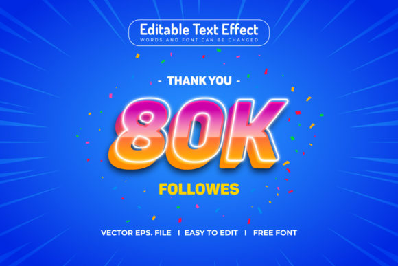 Unlocking Visual Impact with 80k Special Editable 3D Text Effects